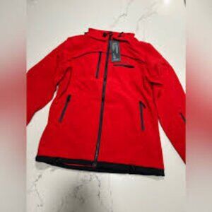 Pin-fin Men’s Red Windbreaker – Alpha Series – Size- S